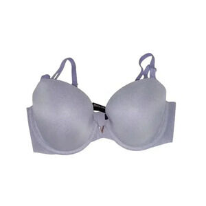 Victorias Secret Womens Bra Purple Padded Underwired Stretch Size 34D/D75